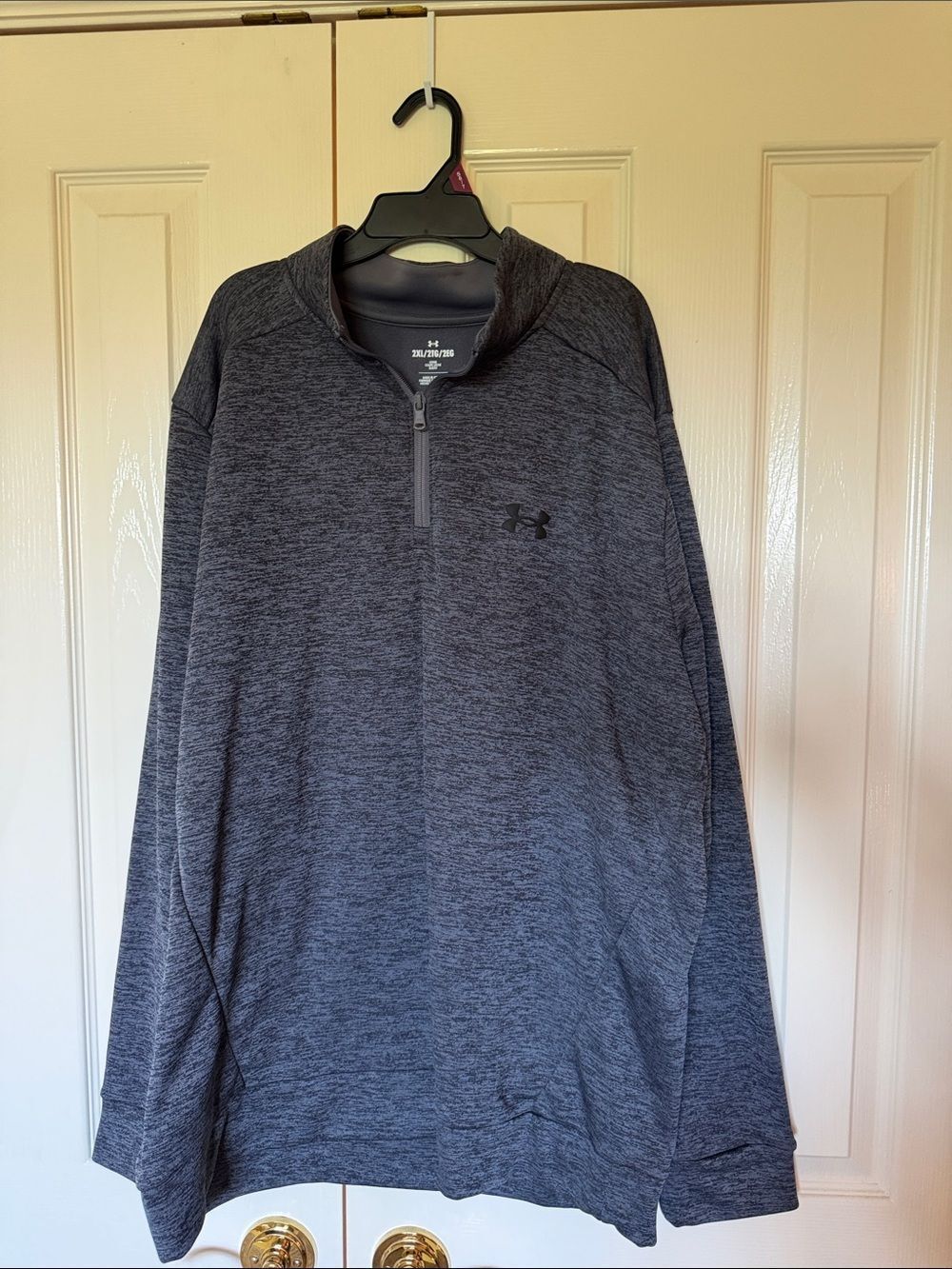Under Armour Men's Charcoal Heather 1/4 Zip Pullover